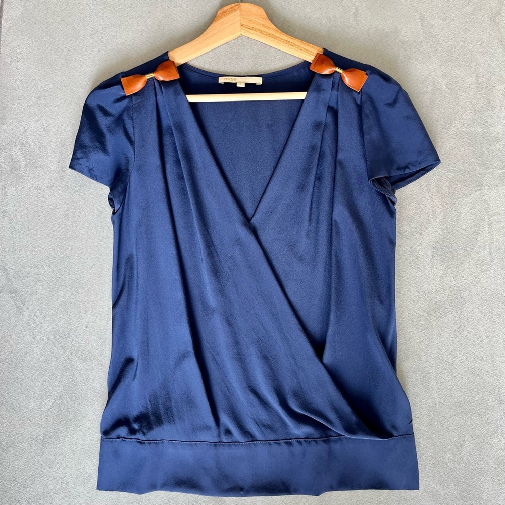 Maje silk top size 1